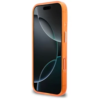 Guess IML 4G Script Metal Case for iPhone 17 Pro Max - Orange