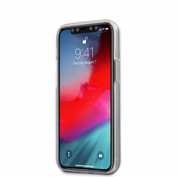 Guess GUHCP12SPCUCTLBK iPhone 12 mini 5.4" juodas kietas dėklas Triangle kolekcija