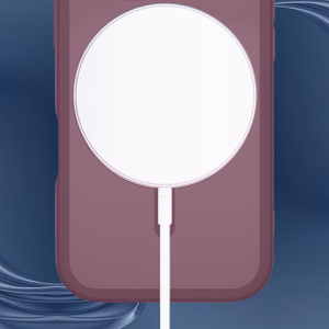 Bordo spalvos „3mk Misty MagCase Deep Cherry“ dėklas iPhone 17 Pro / 18 Pro