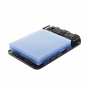 Cuktech WPB100 išorinė baterija 10 000 mAh, Qi2, 30 W, su magnetiniu tvirtinimu ir stovu – juoda