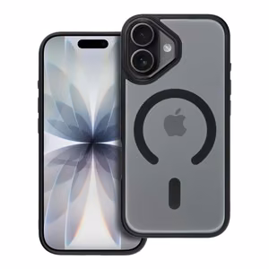 Dėklas Matte Mag Cover (MagSafe), skirtas iPhone 17, juodas
