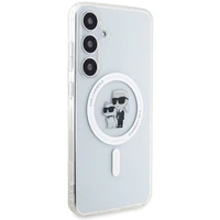 Karl Lagerfeld IML Karl&Choupette MagSafe dėklas Samsung Galaxy S24 - skaidrus