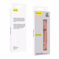 Blavec universali laikrodžio juosta W-17 Amber 18mm silikoninė rožinė