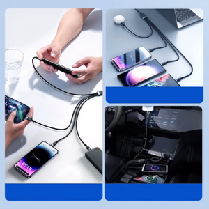 USB Laidas Joyroom 4in1 / S-A18 juodas 120cm