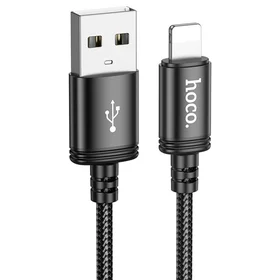 Kabelis USB-A į Lightning Hoco 2,4A 3 m X91 juodas