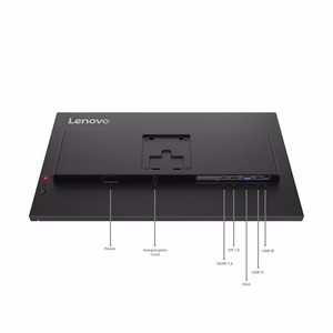 Lenovo ThinkVision T27-40 LED display 68,6 cm (27") 1920 x 1080 pikseliai „Full HD“ Juoda