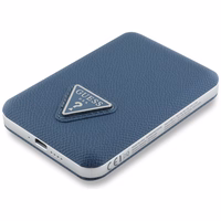 Guess Grained Triangle isorine baterija su MagSafe 5000mAh 15W USB-C - melyna