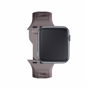 42/44/45/46/49 mm Taupe (big) - 3mk Silicone Watch Strap for Apple