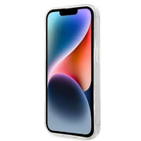 Karl Lagerfeld Ikonik Choupette dėklas telefonui iPhone 14 Plus - permatomas