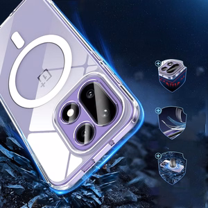 Tech-Protect Flexair Hybrid MagSafe deklas, skirtas OnePlus 15 - Skaidrus