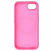 Magnetinis plonas silikoninis dėklas telefonui Iphone 16e (m) - rožinis