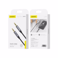 FONENG laidas BM31 JACK 3.5MM - JACK 3.5MM 1M juodas