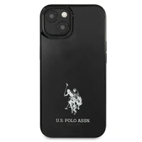 US Polo USHCP13SUMHK iPhone 13 mini 5.4" juodas/juodas kietas dėklas Horses Logo
