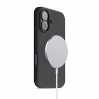 Crong Color Cover Magnetic - MagSafe iPhone 17 dėklas (juodas)