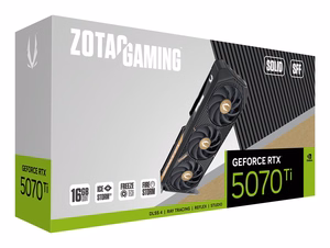 Zotac GAMING GeForce RTX 5070 Ti SOLID SFF NVIDIA 16 GB GDDR7 vaizdo plokštė