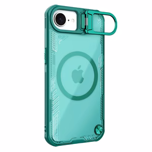 Магнитный чехол Nillkin Iceblade Prop с подставкой для iPhone 16e / 17e - зелёный