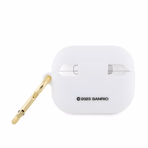 Hello Kitty Silikoninis 3D Kitty Head dėklas AirPods Pro - baltas