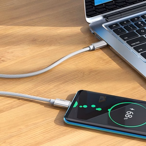 Kabelis USB C į USB C Hoco QC3.0 PD 5A 240W 1,8 m U134 pilkas