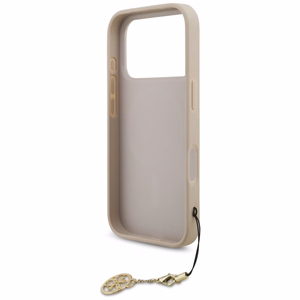 Guess 4G Charms Collection MagSafe dėklas telefonui iPhone 17 Pro - rožinis