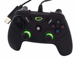 Esperanza EGG110K žaidimų valdiklis Gamepad PC, Playstation 3 analoginis / skaitmeninis USB 2.0 juodas