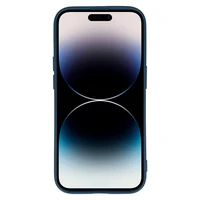 Vennus Silikoninis širdies dizaino dėklas telefonui Iphone 14 Pro Max dizainas 1 tamsiai mėlynas