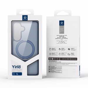 Dėklas Dux Ducis Yind Magnetic Stand Samsung S942 S26 tamsiai mėlynas