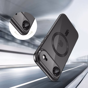 Tech-Protect MagFlex Magnetinis dėklas telefonui iPhone 17 Air - Skaidrus juodas