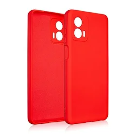 Beline Dėklas Silicone Motorola MOTO G73 raudonas