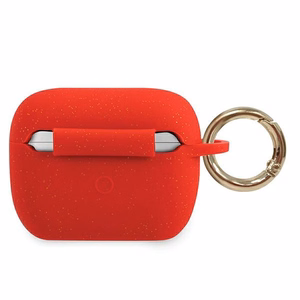 Guess GUACAPSILGLRE AirPods Pro cover raudonas/raudonas Silicone Glitter