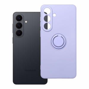 Silikoninis žiedinis dėklas telefonui SAMSUNG S26 Plus violetinis