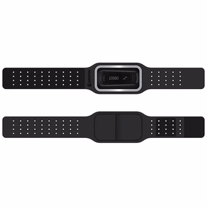Griffin Sleep Sport riešo ir žasto juosta su kišene aktyvumo sekikliui bei prailginimu, skirta Fitbit, Misfit ir Sony sekikliams, juoda
