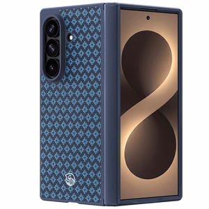 Benks Magnetic Armor Grid Pro Grand Combo dėklas (C.K.FL.SA.BE.C051), skirtas Samsung Galaxy Z Fold 8 Ultra, mėlynas
