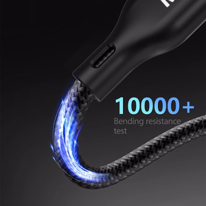 Apple Watch Dudao A12Max+ PD 100W 3in1 įkrovimo kabelis: USB-C Lightning 1.2m - juodas