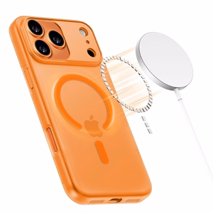 Tech-Protect Magslim MagSafe deklas, skirtas iPhone 17 Pro Max - Oranzinis