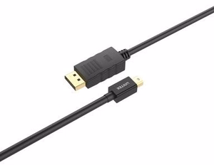 UNITEK Y-C611BK DisplayPort laidas 2 m Mini DisplayPort Juodas