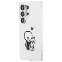 Karl Lagerfeld IML Karl&Choupette MagSafe Dėklas for Samsung Galaxy S26 Ultra - skaidrus
