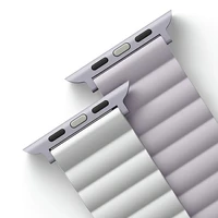 Uniq Revix dirželis Apple Watch 1/2/3/4/5/6/7/8/SE/SE2/Ultra 42/44/45/49mm - alyvinė-baltas