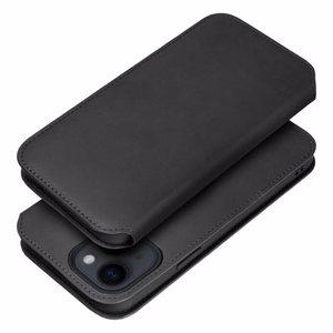 Dvigubos kišenės dėklas telefonui XIAOMI Redmi Note 13 5G juodas