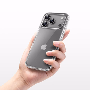 Rock Crystal Shield Serijos Dėklas Iphone 17 Air permatomas