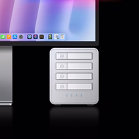 "Orico" 8848U4 DAS serijos 4 lizdų M.2 NVMe SSD diskų masyvas - baltas