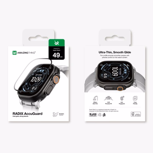 AmazingThing Radix grūdintas stiklas Apple Watch UItra 3 49mm