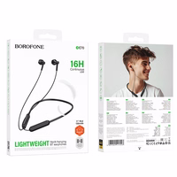 Borofone Sportinės ausinės BE70 Light bluetooth juodos