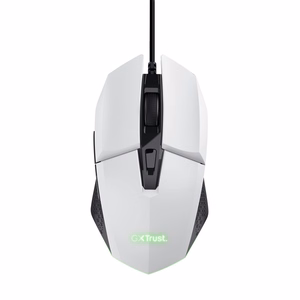 Trust GXT 109W Felox - 6400 DPI optinė žaidimų pelė (balta)