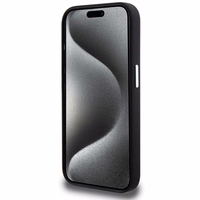 BMW parašo skystas silikonas Magnetinis dėklas telefonui iPhone 15 Pro Max - juodas