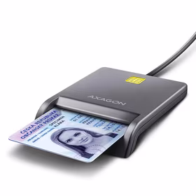 Axagon plonas SmartCard/ID kortelių skaitytuvas USB2.0 1.3m CRE-SM3T