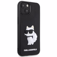 Karl Lagerfeld KLHCP14M3DRKHNK iPhone 14 Plus 6.7" juodas/juodas hardcase Rubber Choupette 3D