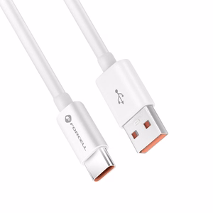Cable USB A to USB C Forcell F-Energy QC4.0 3A 66W 1 m C336 white