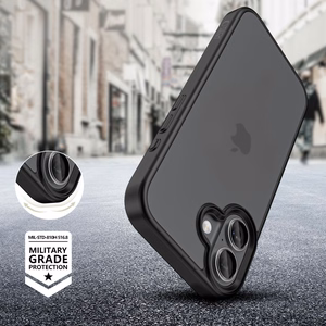 Tech-Protect MagMat dėklas iPhone 17 telefonui - matinė juoda