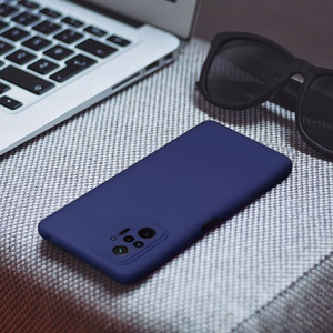 Мягкий чехол для Xiaomi Redmi Note 15 Pro Plus 5G тёмно-синий