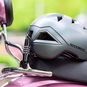 Rockbros T609 1.5 m kodinė dviračio spyna - juoda